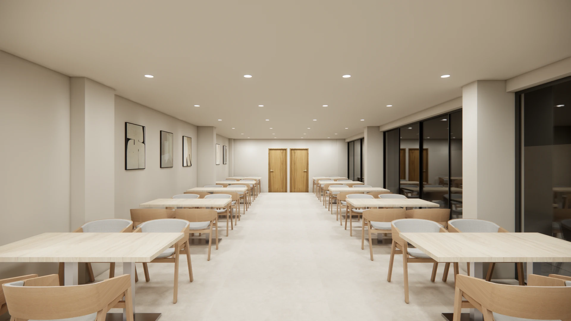 Dining space at Areca PG