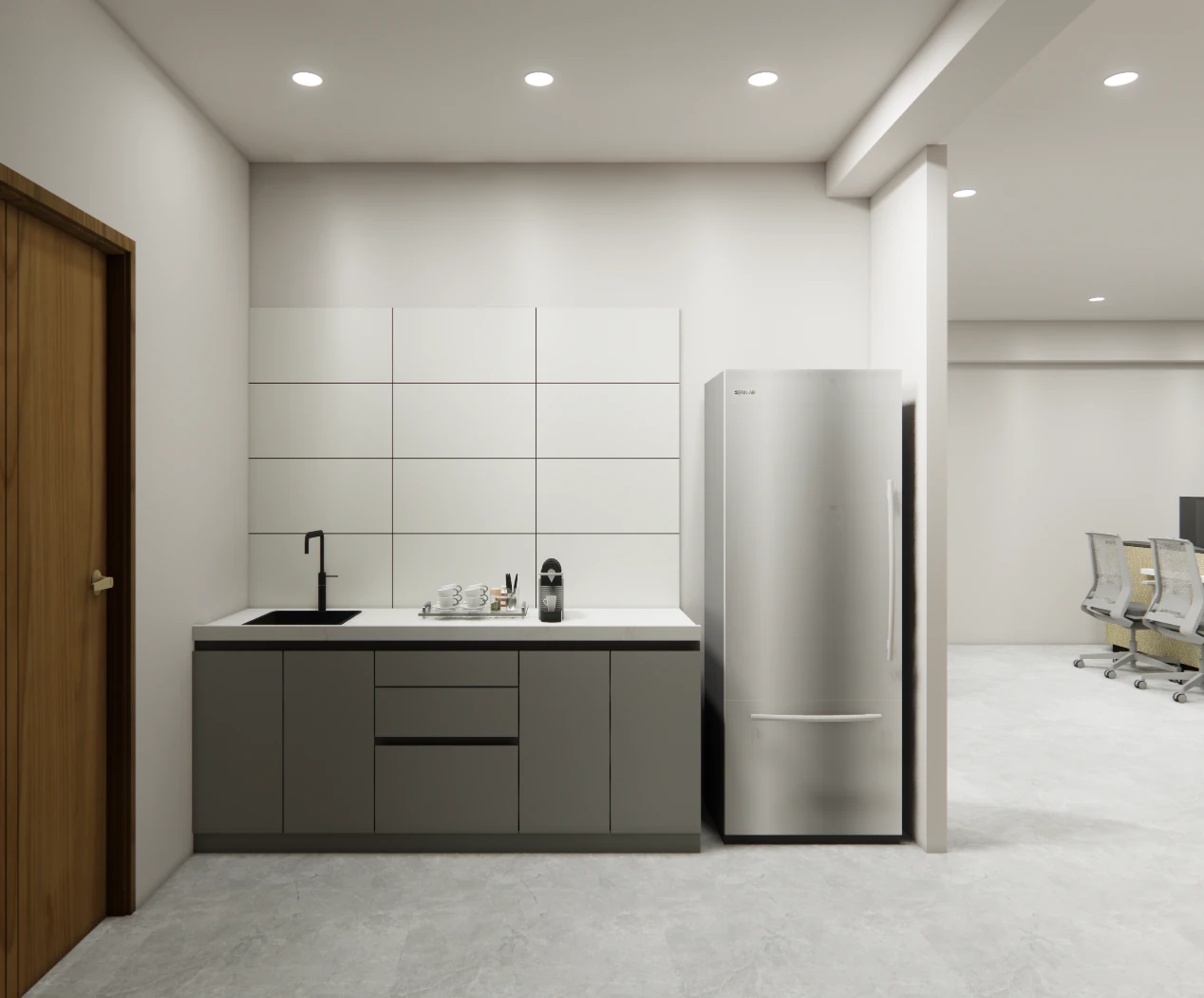 Pantry at Areca PG, Ahmedabad