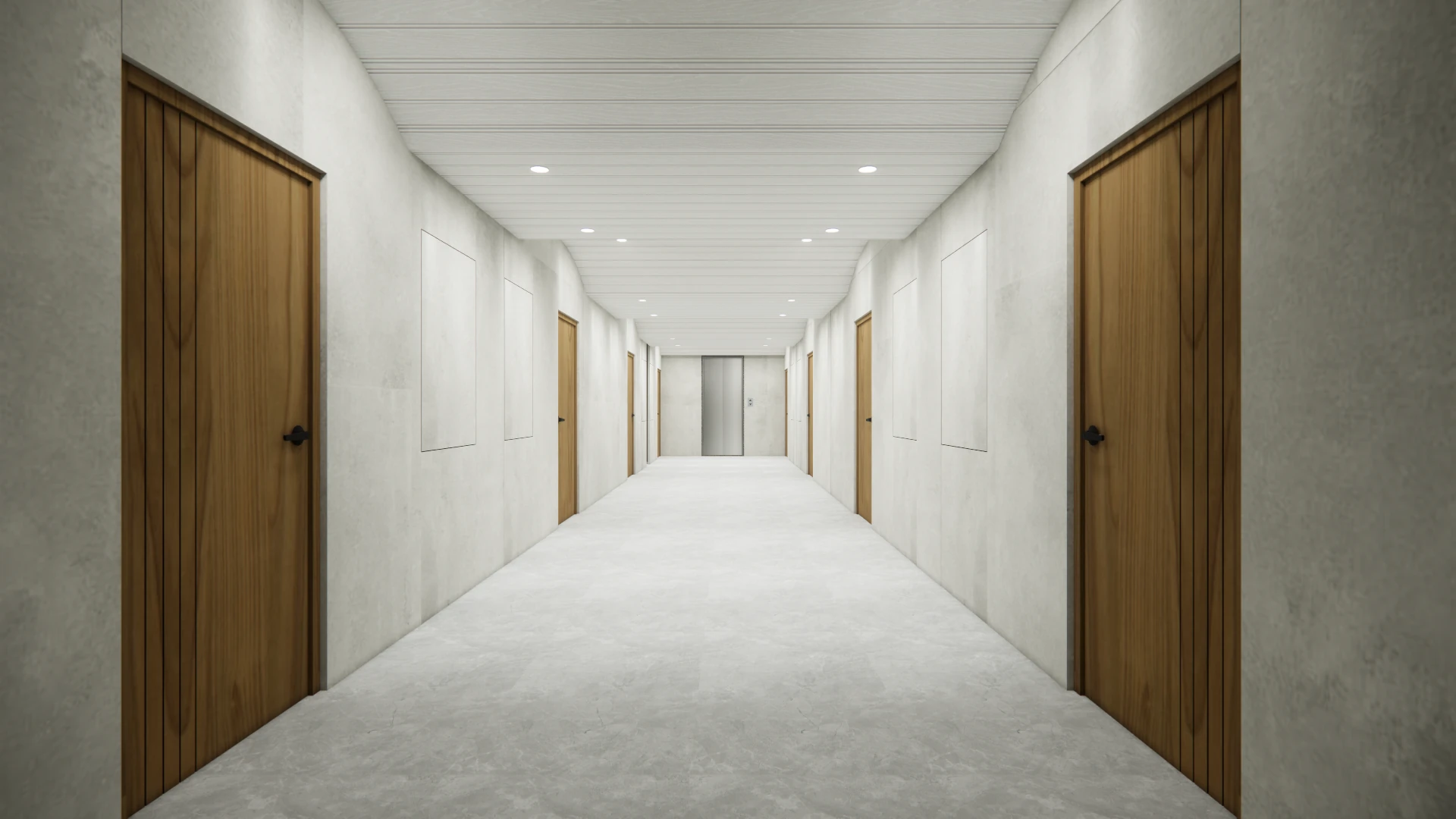 Passage connecting rooms at Areca PG